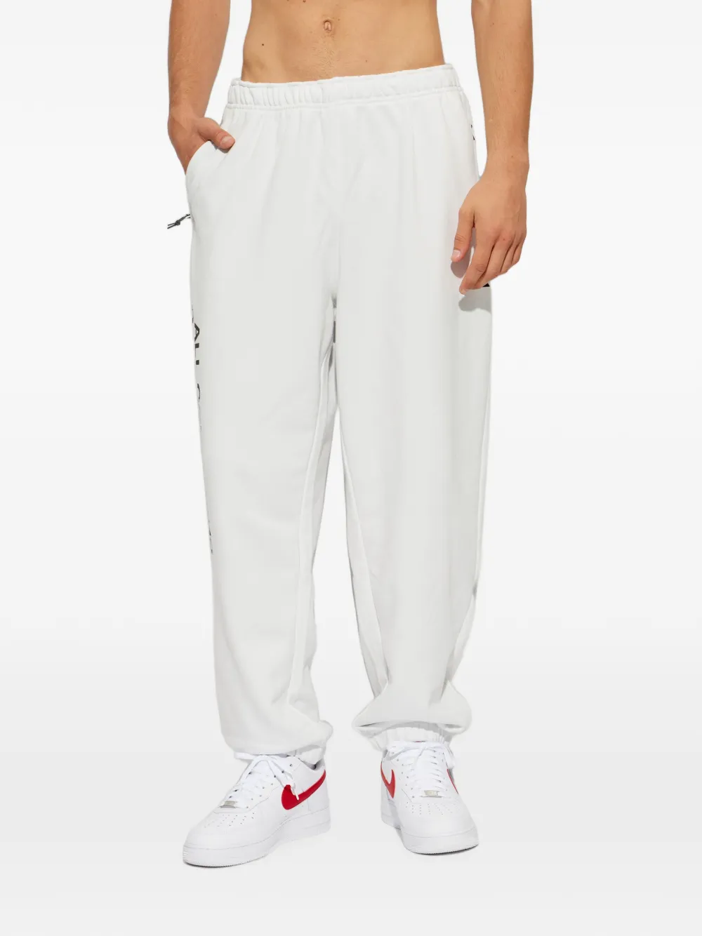 Nike ACG Tuff fleece logo-print track pants Wit
