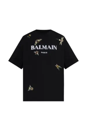 BALMAIN バルマン　Tシャツ 黒 BALMAIN（バルマン）Tシャツ - FARFETCH