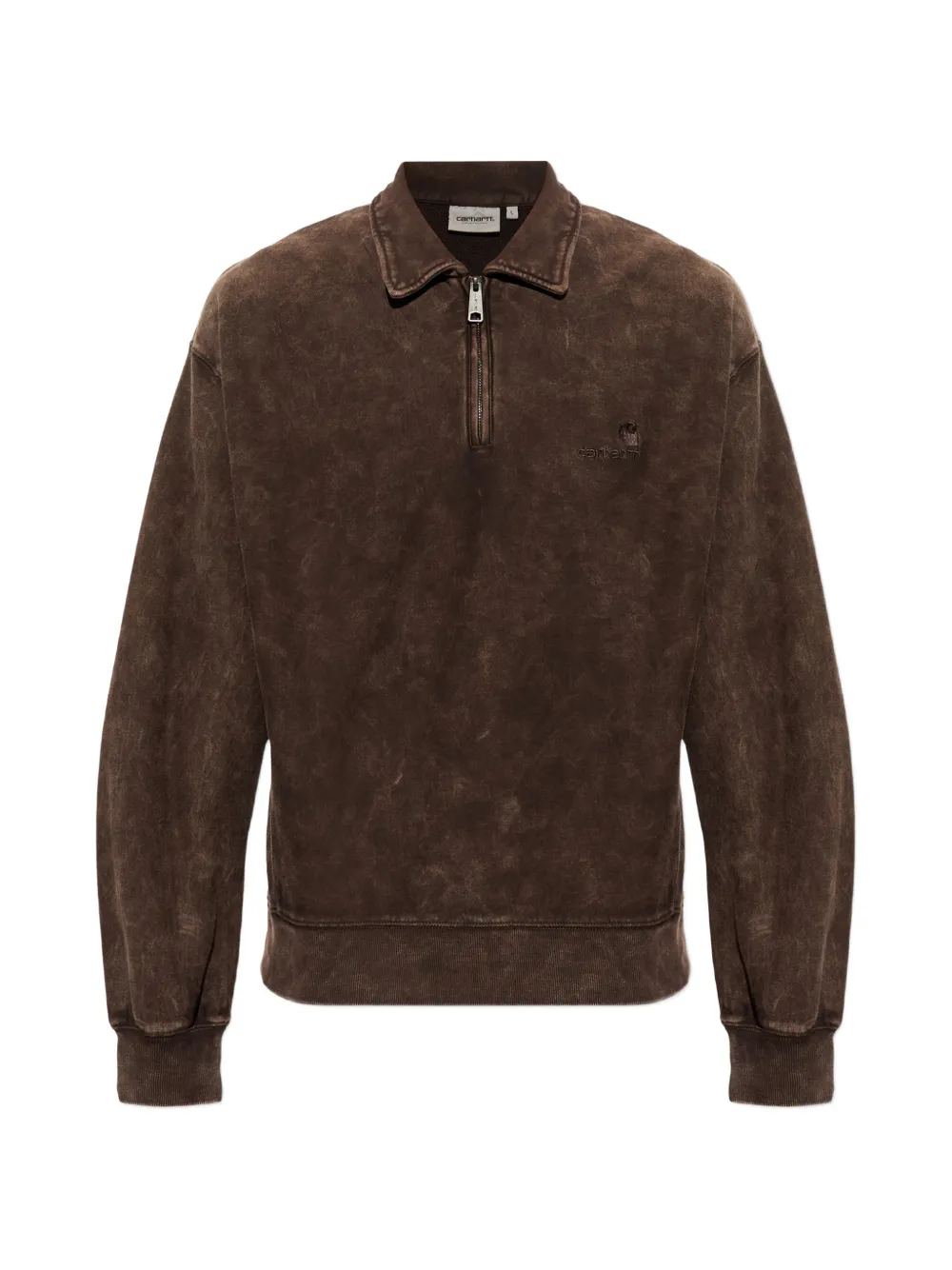 Carhartt WIP Lambert zip-fastening sweater - Marrone