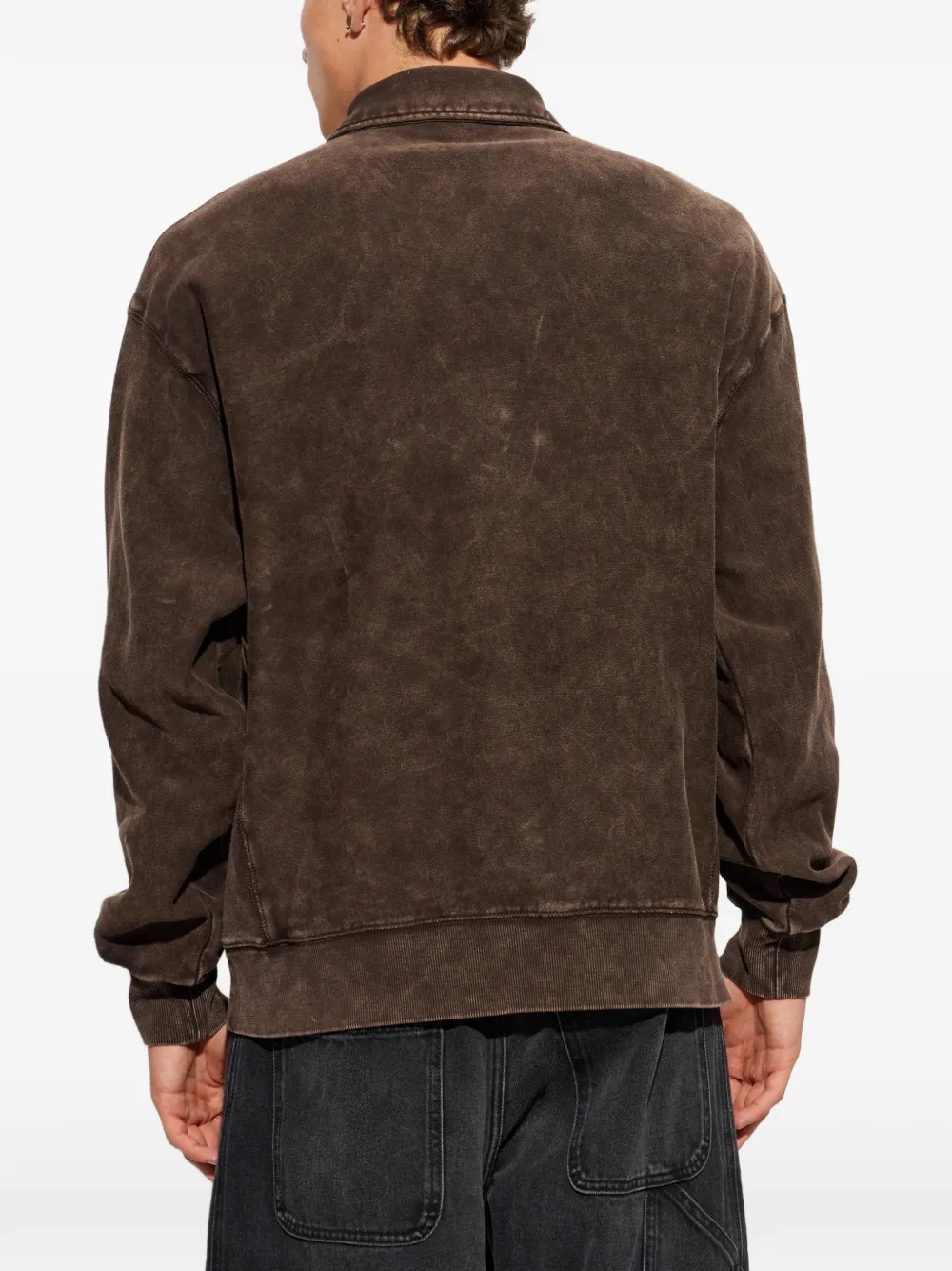 Carhartt WIP Lambert trui met ritssluiting Bruin