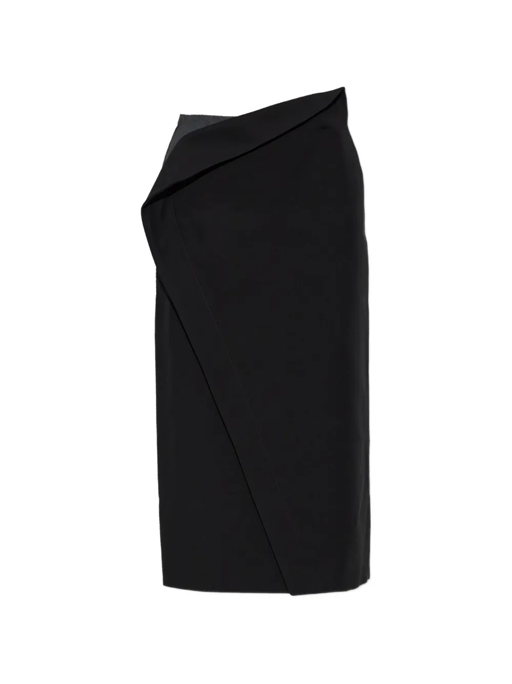 Jil Sander asymmetric layered-detail skirt