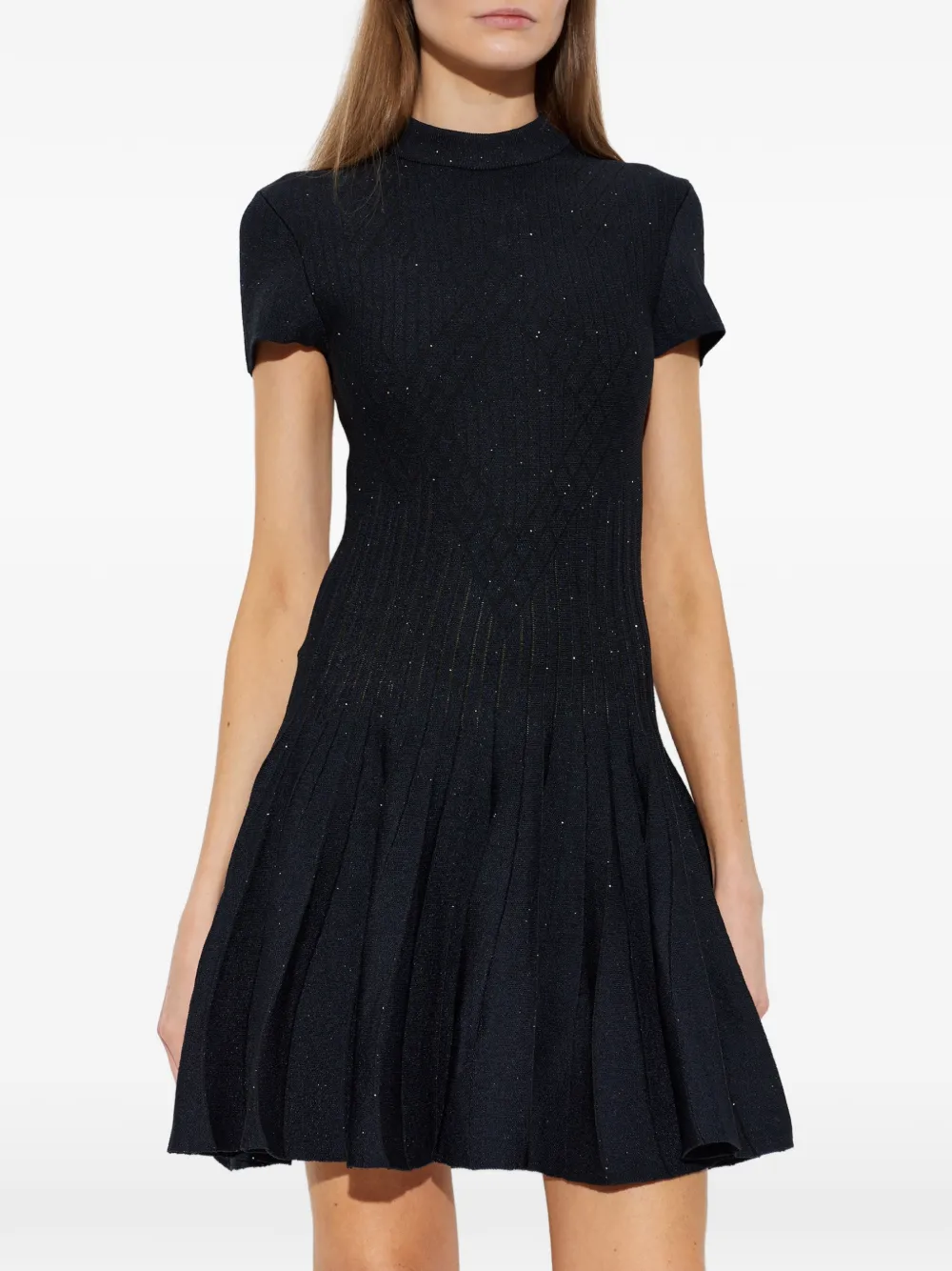 Balmain Jurk met pailletten Zwart