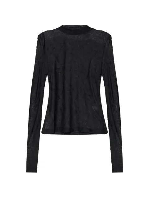 IRO Heavenly argyle-patterned top