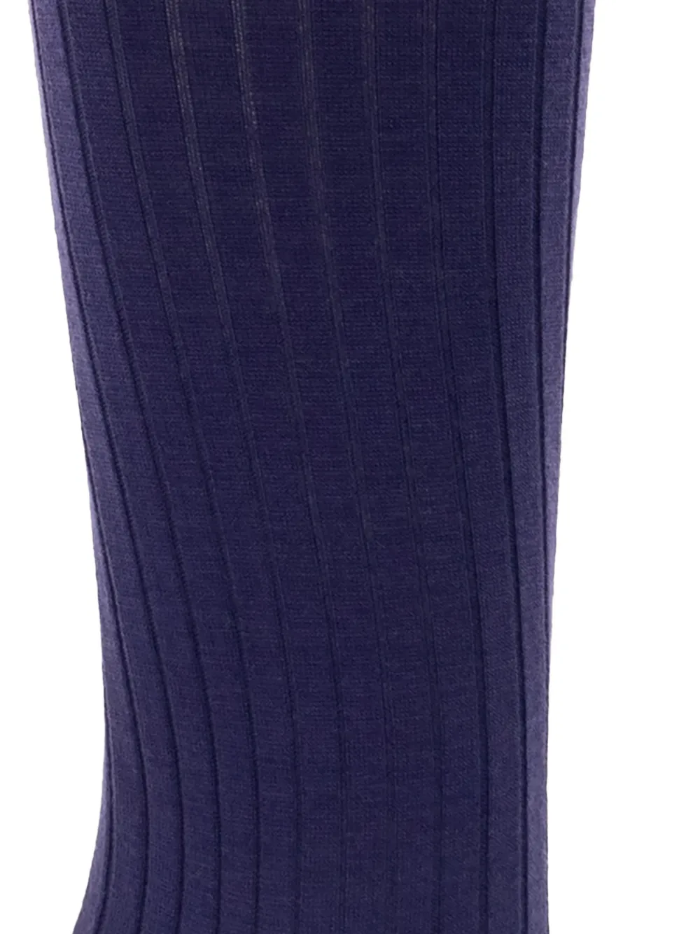 Jil Sander ribbed-knit tights Blauw