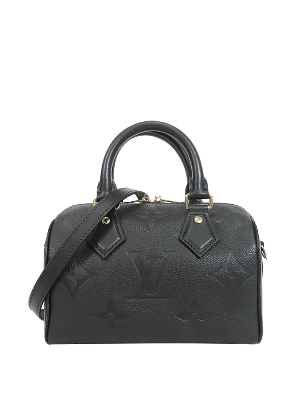 Louis Vuitton Pre-Owned 2021-2026 Monogram Giant Empreinte Speedy Bandouliere 20 satchel - Schwarz
