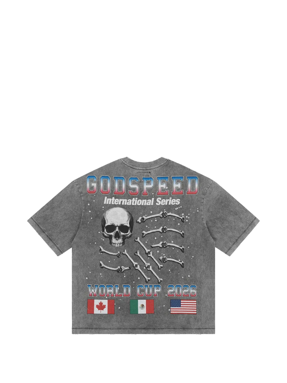 GODSPEED Planet Futbol World Cup 26 T-shirt Grijs