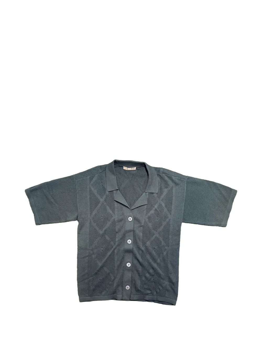 KITH Elena diamond open-knit shirt - Blu