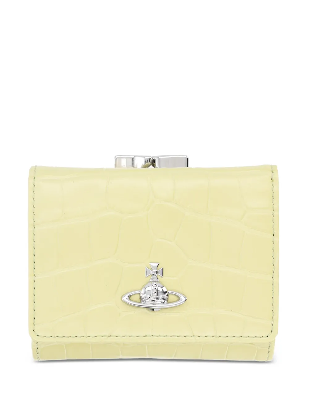 Vivienne Westwood croc-effect wallet - Giallo
