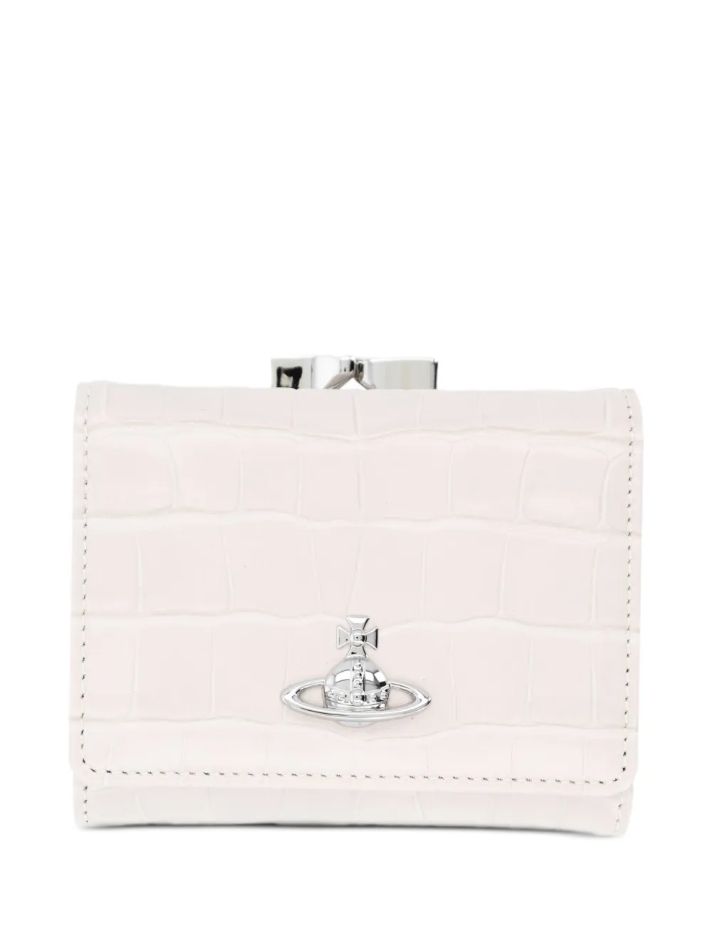Vivienne Westwood small croc-effect wallet - Toni neutri