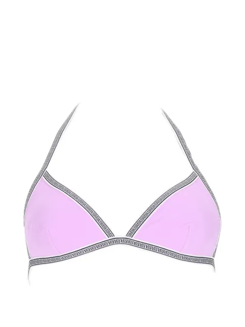 Versace Greca-border bikini top