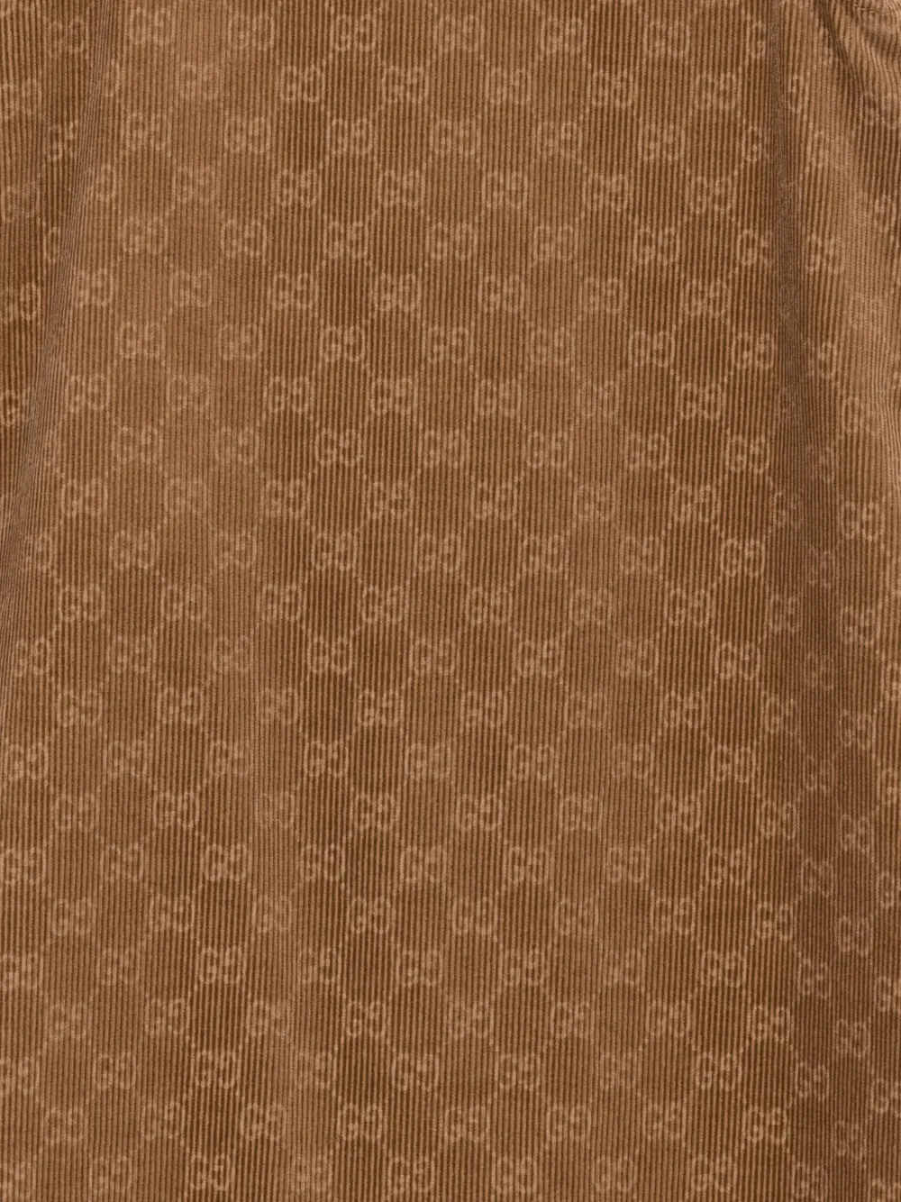 Gucci Kids GG-print corduroy dress Bruin