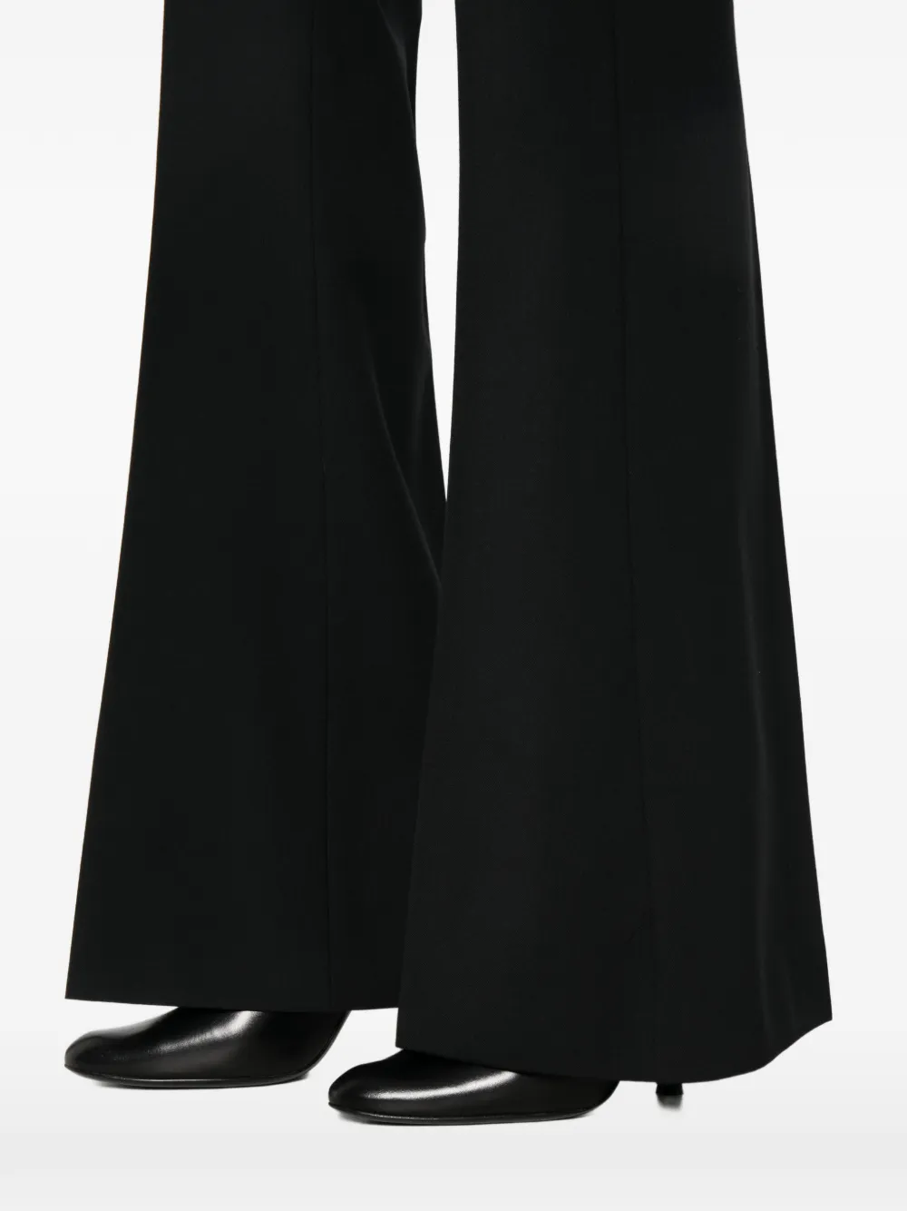 Sportmax Flared pantalon Zwart