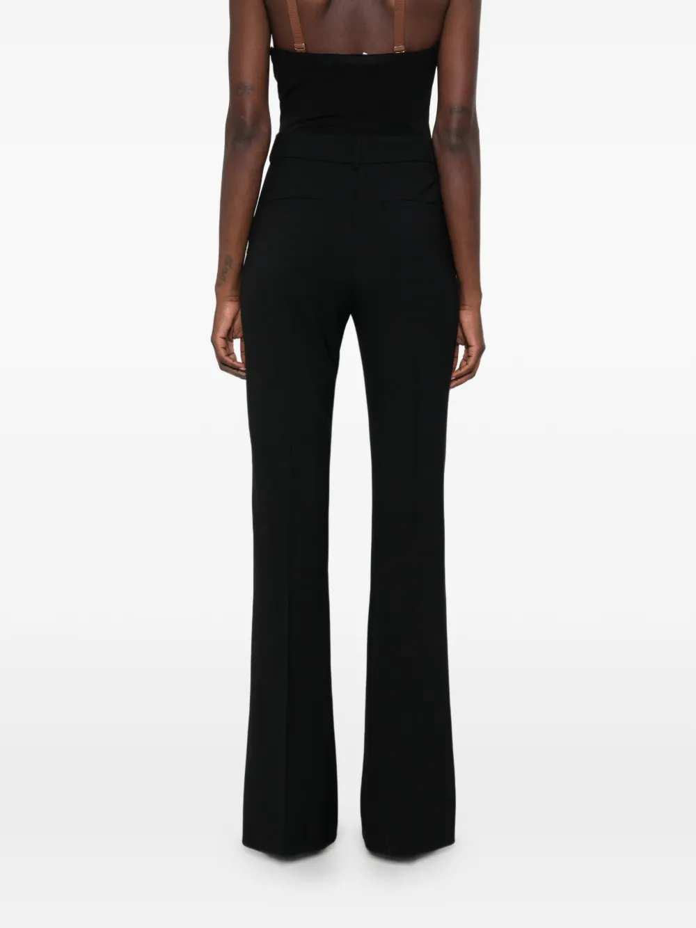 Sportmax Flared pantalon Zwart