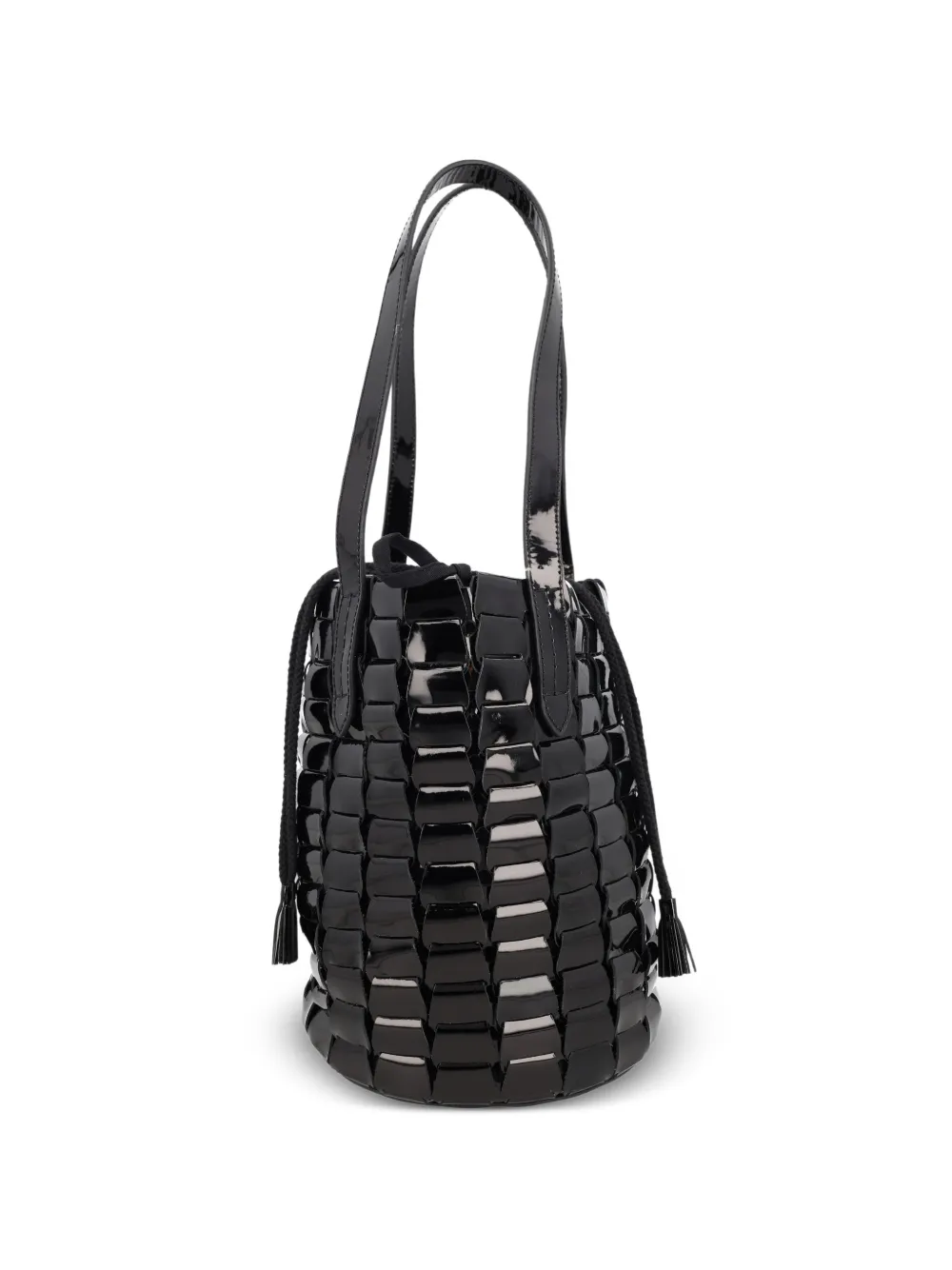 DRAGON DIFFUSION woven-design leather bucket bag
