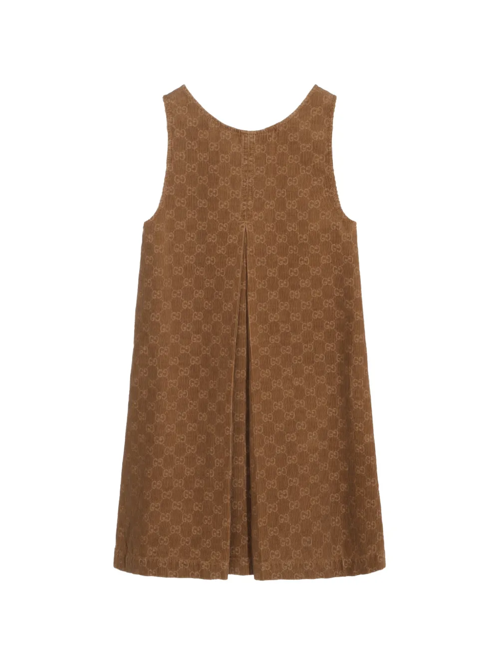Gucci Kids GG corduroy dress Bruin