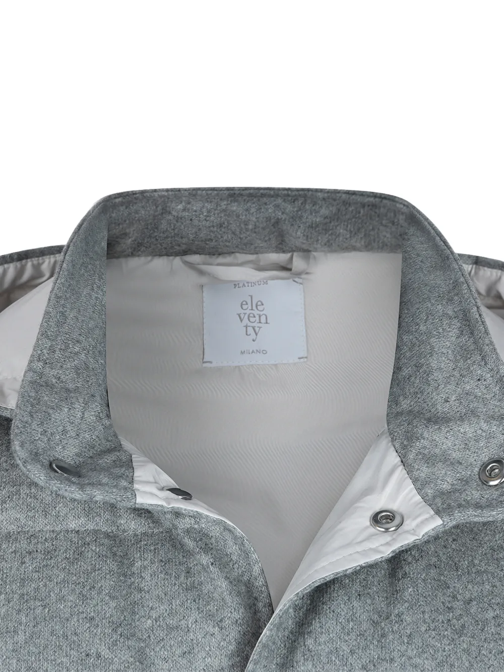 Eleventy Bodywarmer met capuchon Grijs