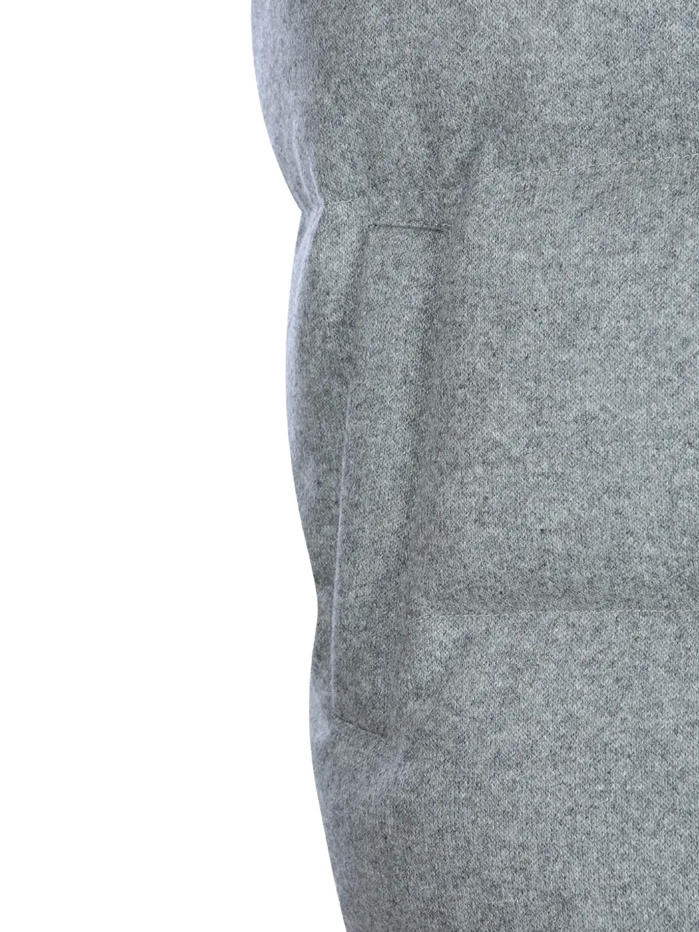 Eleventy Bodywarmer met capuchon Grijs