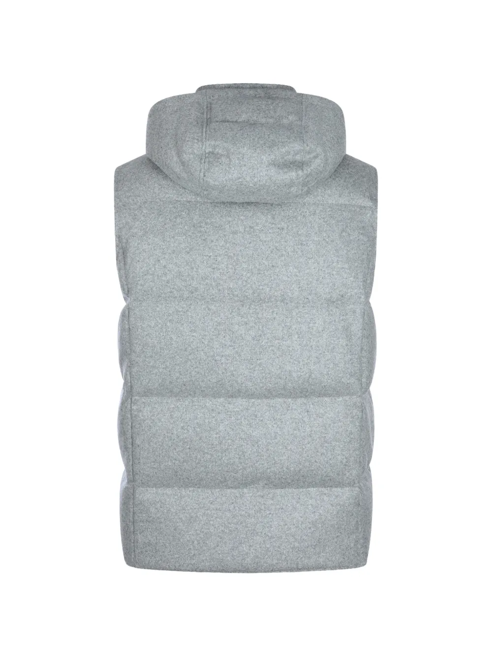 Eleventy Bodywarmer met capuchon Grijs
