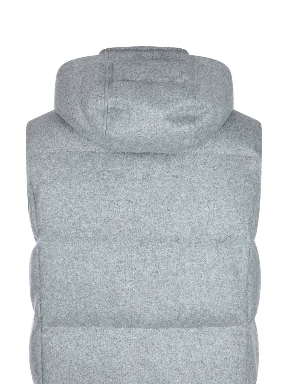 Eleventy Bodywarmer met capuchon Grijs
