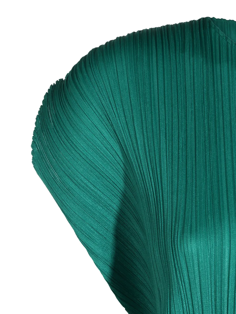 Pleats Please Issey Miyake Mini-jurk met plissé-effect Groen