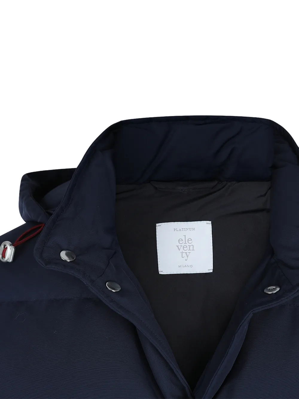 Eleventy hooded padded gilet Blauw