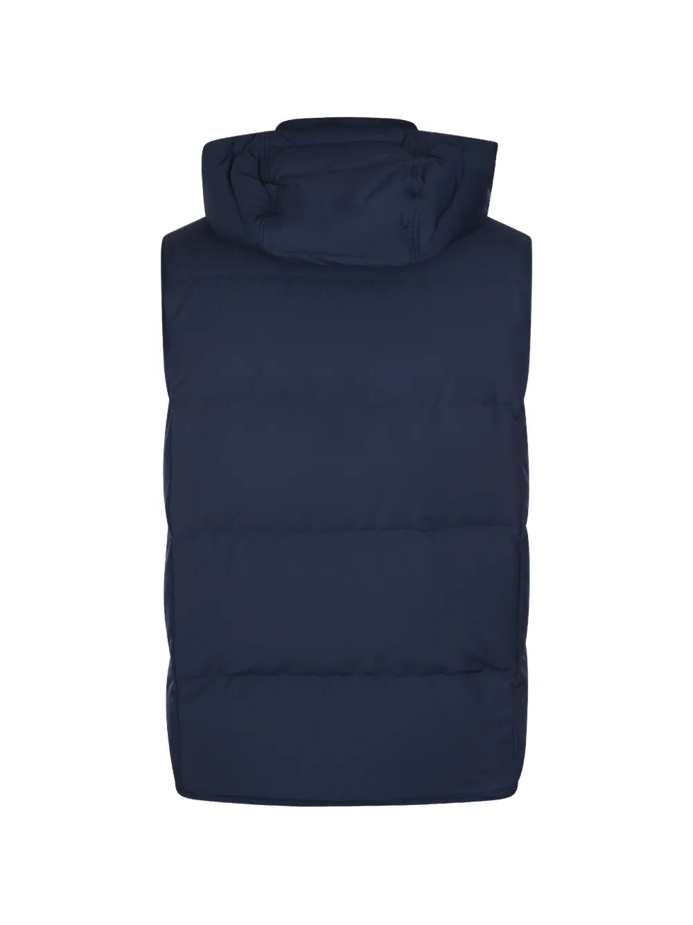 Eleventy hooded padded gilet Blauw