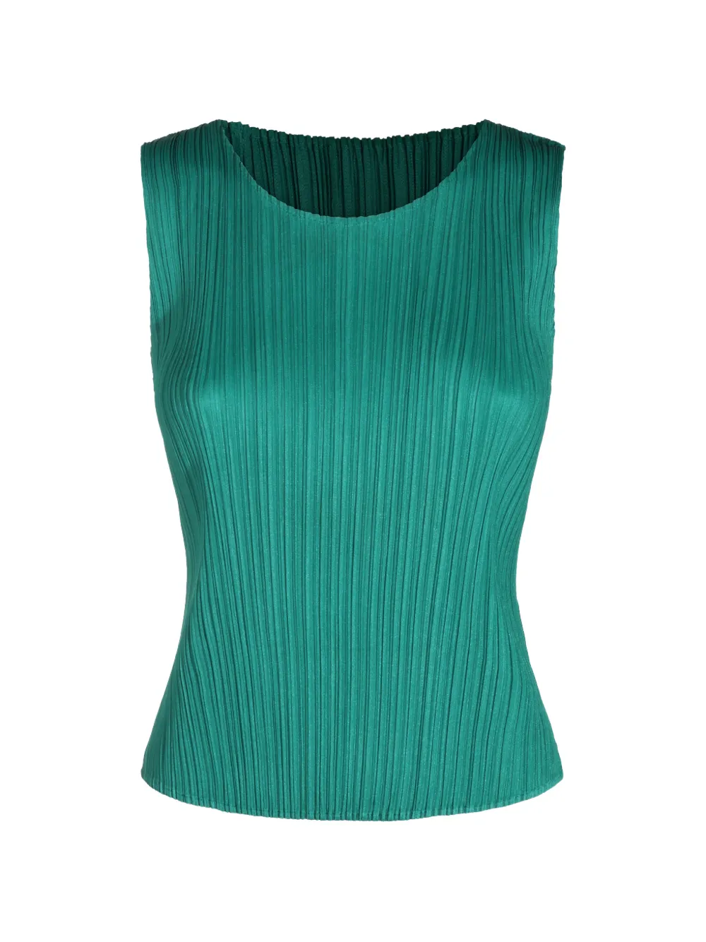 Pleats Please Issey Miyake sleeveless top - Verde