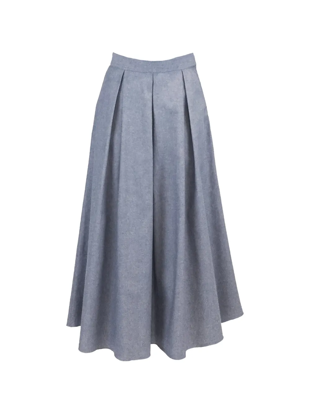 AZEEZA Sheridan pleated midi skirt