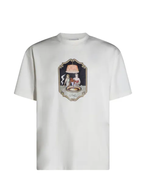 Drôle De Monsieur Scéne de casino graphic-print t-shirt