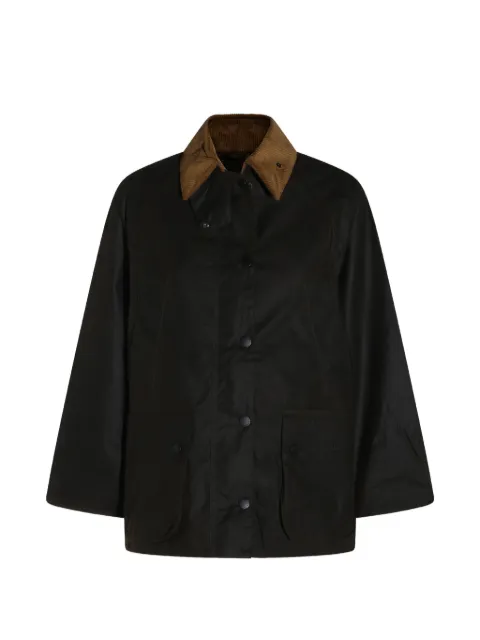 Barbour Bedale waxed corduroy-collar jacket
