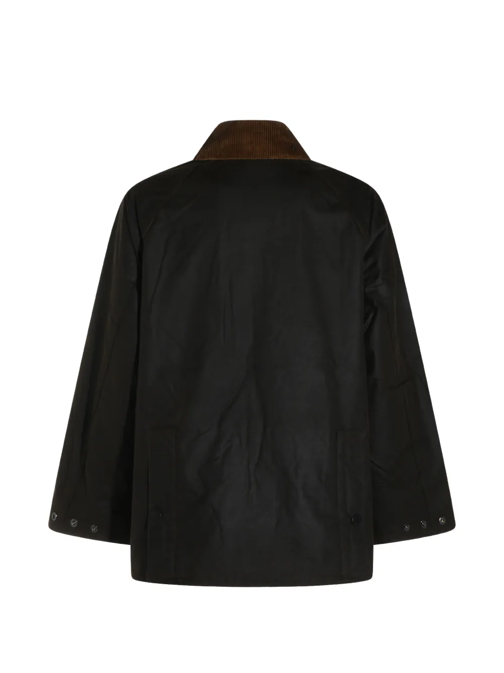 Barbour Bedale gewaxt jack met ribfluwelen kraag Bruin