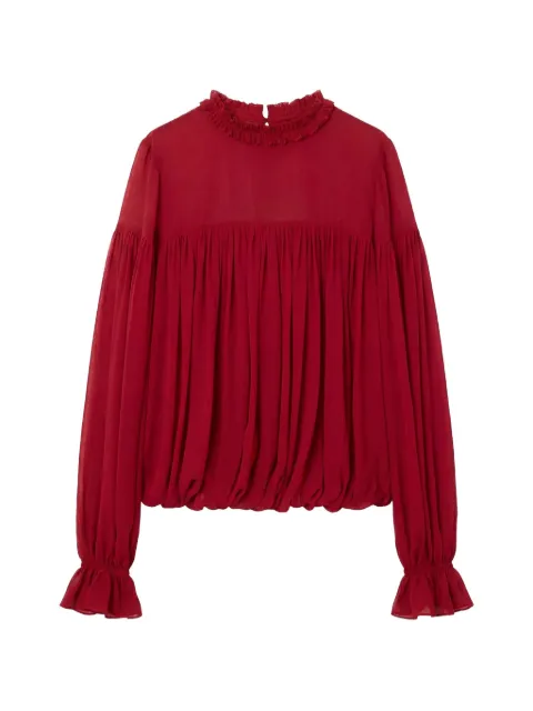 Ulla Johnson Pearl ruffled silk blouse