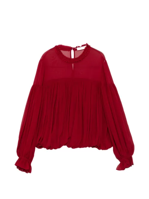 Ulla Johnson Pearl ruffled silk blouse