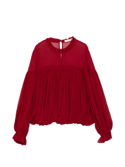 Ulla Johnson Pearl ruffled silk blouse