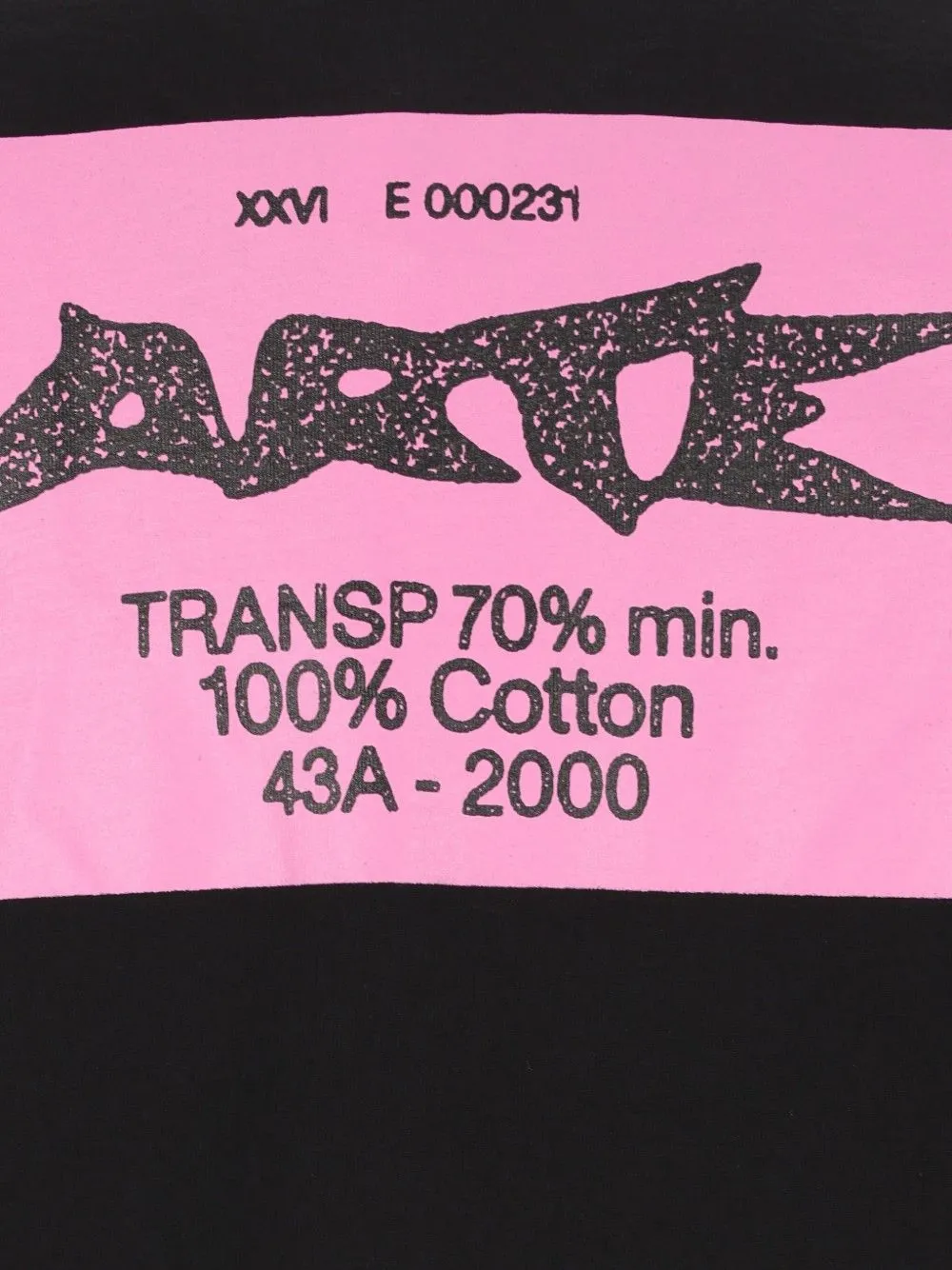 Arte Antwerp Composition katoenen T-shirt Zwart