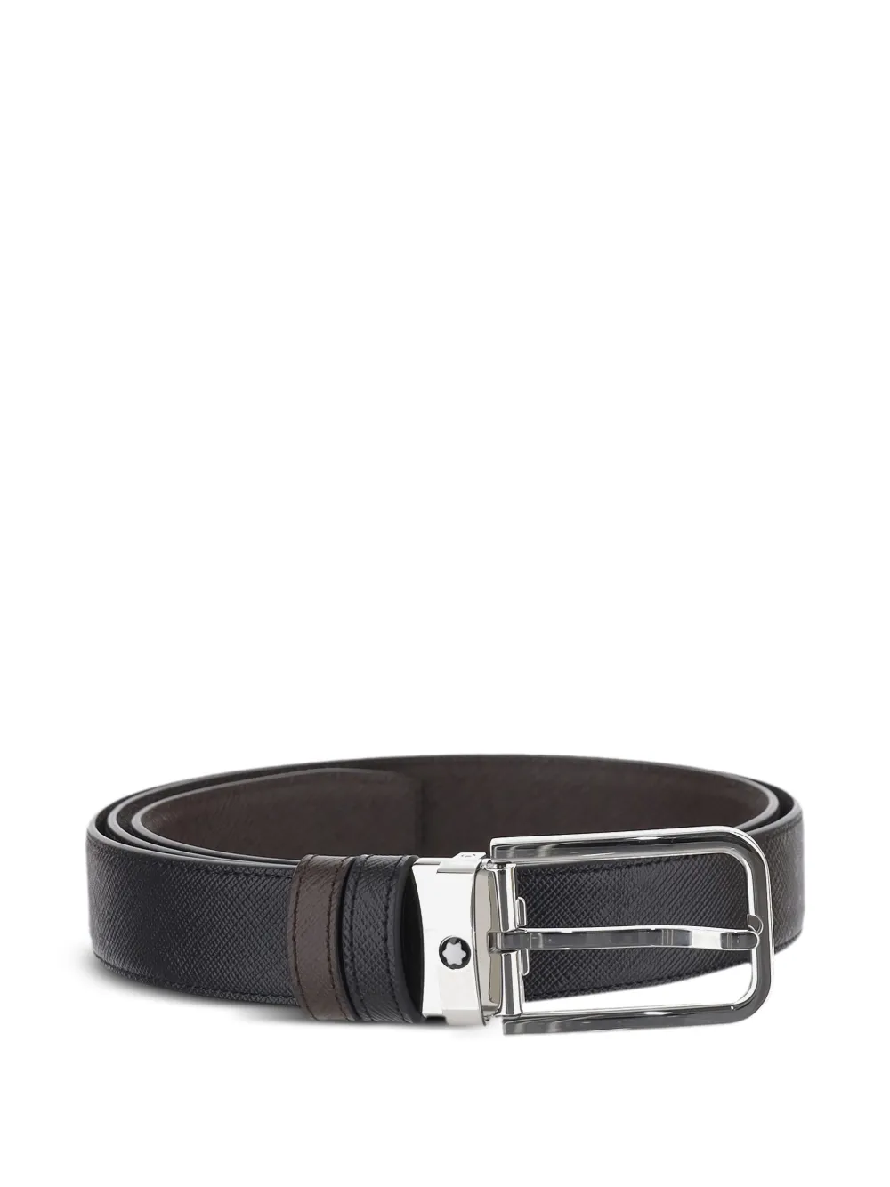 Montblanc リバーシブル エンボスレザーベルト | ブラック | Image 1
