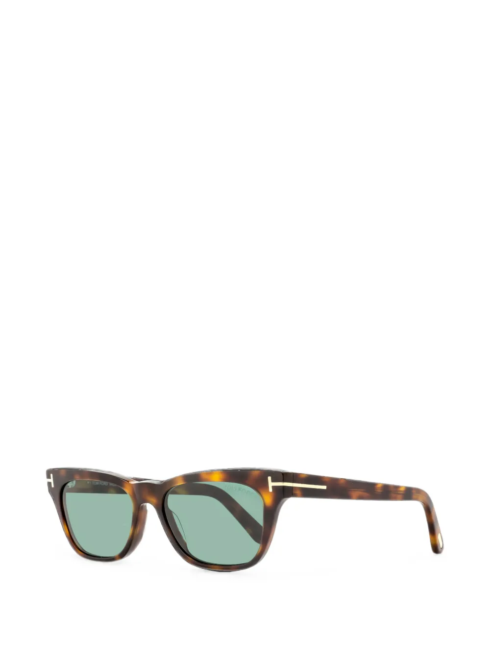 TOM FORD Eyewear Penn zonnebril met rechthoekig montuur Bruin