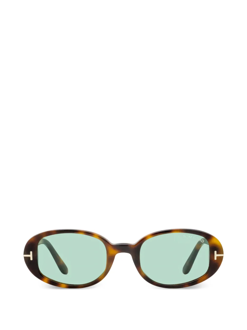 TOM FORD Eyewear Iggy oval-frame sunglasses - Marrone
