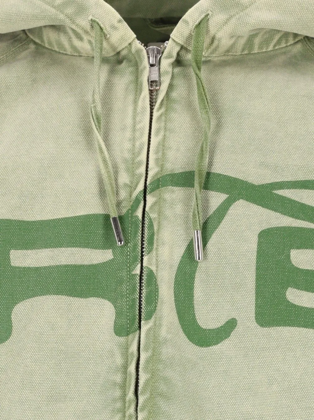 Arte Antwerp Jack met wassing en logoprint Groen