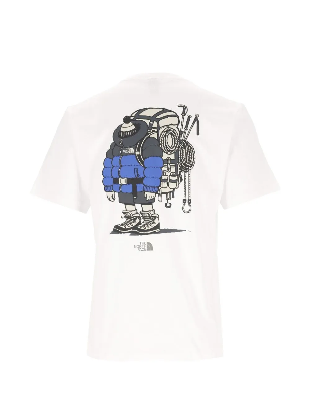 The North Face Gear Up Get Out T-shirt met grafische print Wit