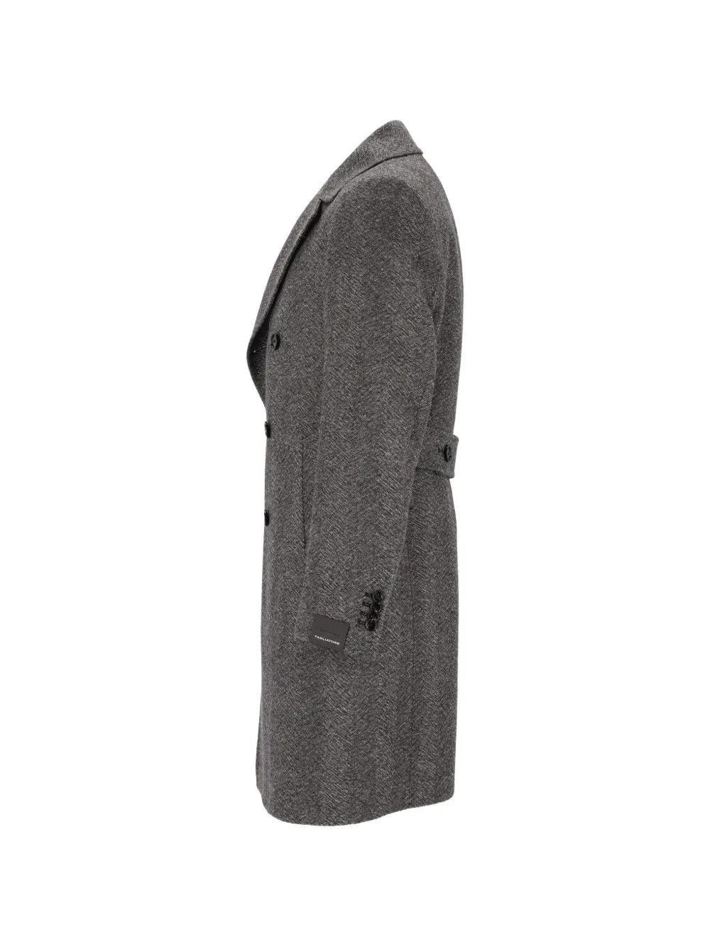 Tagliatore Jas met visgraatpatroon Zwart