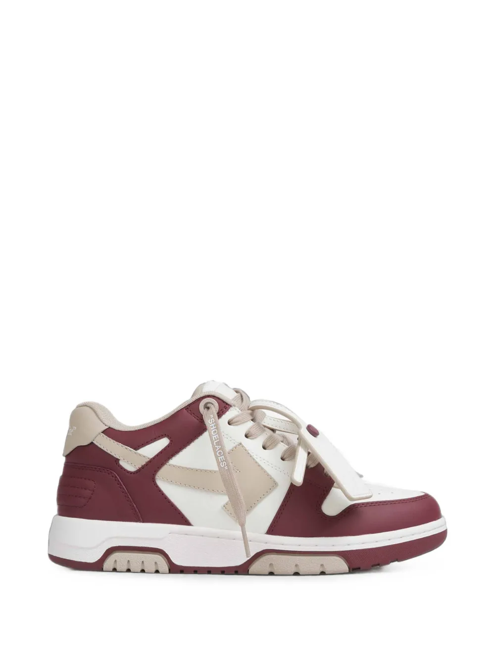 Off-White Out Of Office leather sneakers - Bianco