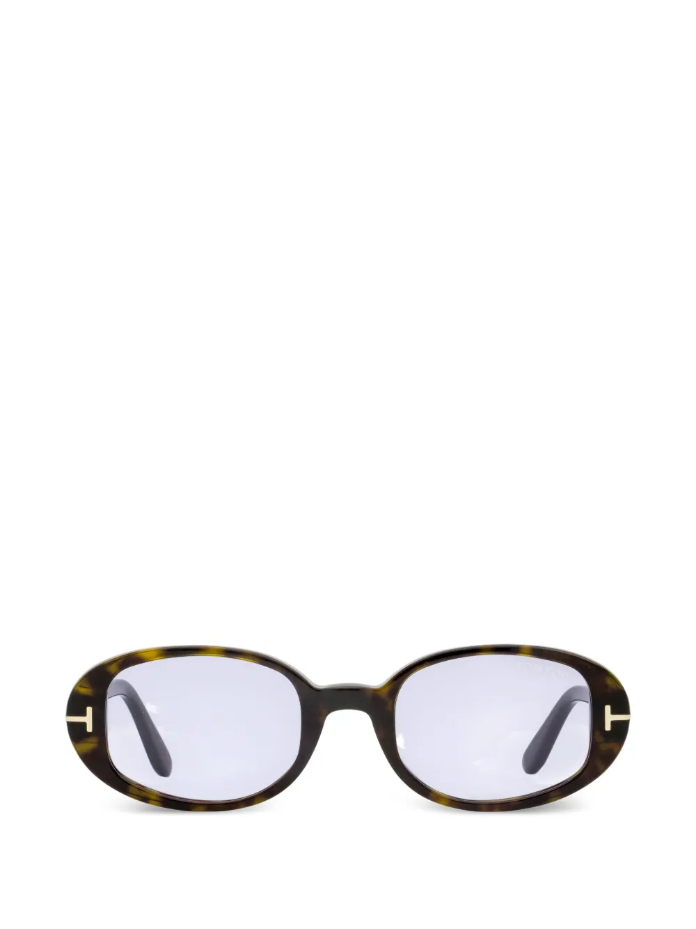 TOM FORD Eyewear Iggy oval-frame sunglasses - Marrone