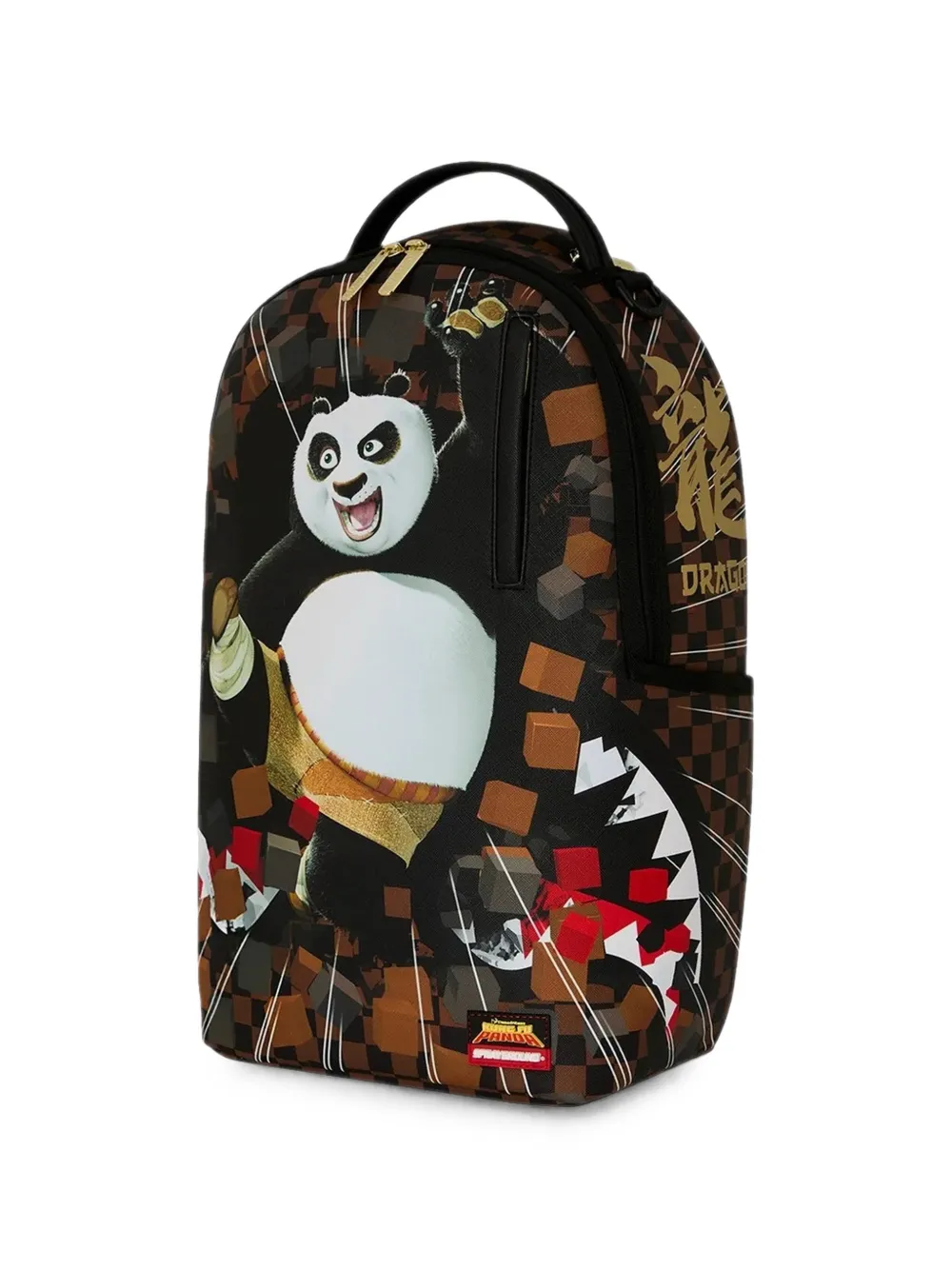 Sprayground Kung Fu Panda Karate Kick rugzak Zwart