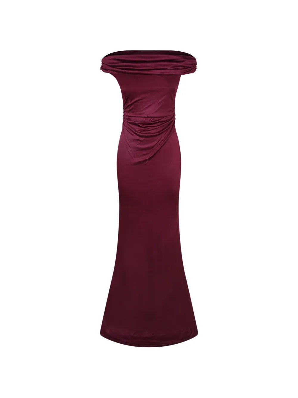 Danamé off-shoulder ruched maxi dress