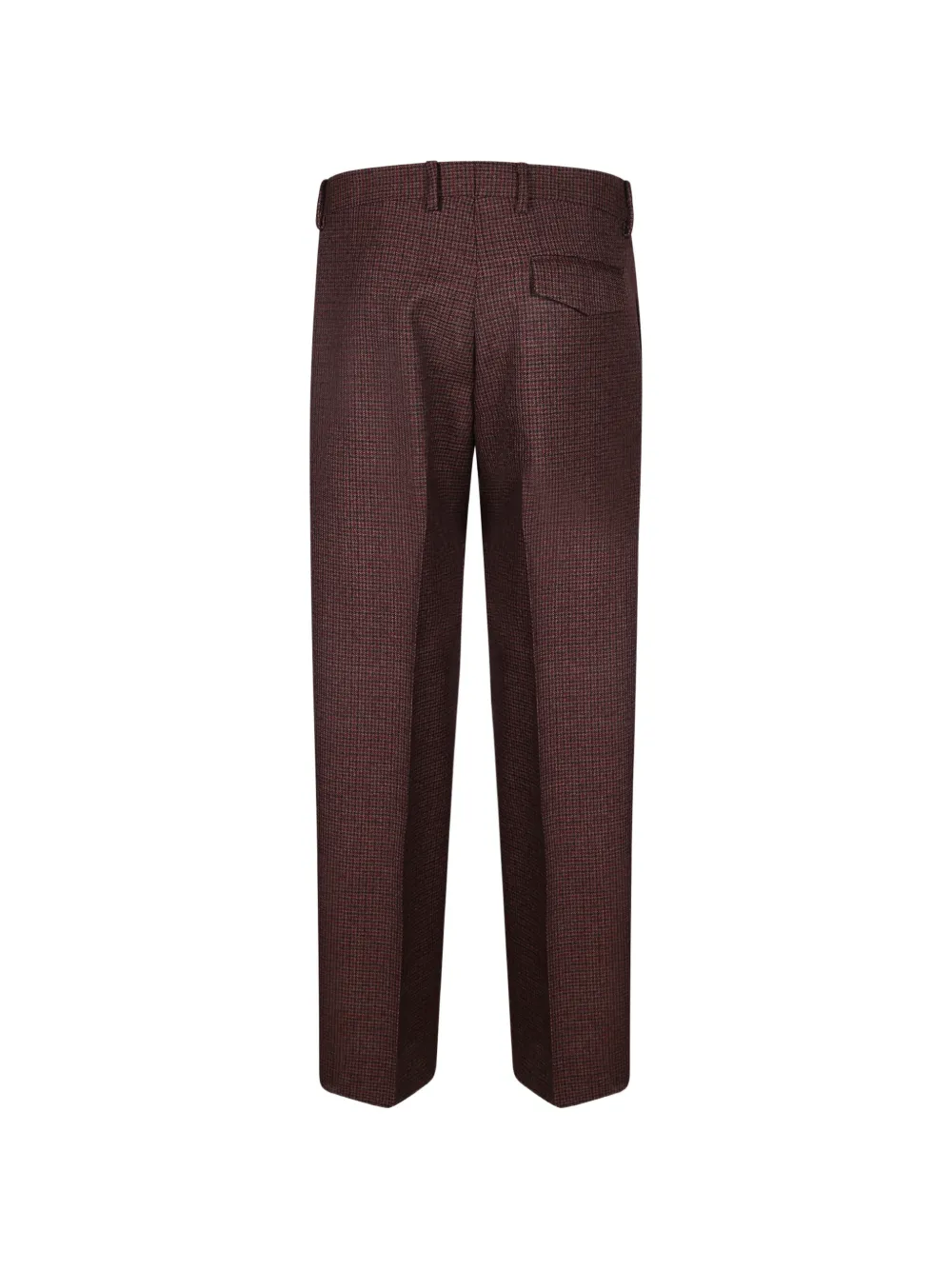 Costumein Geruite plooibroek Bruin