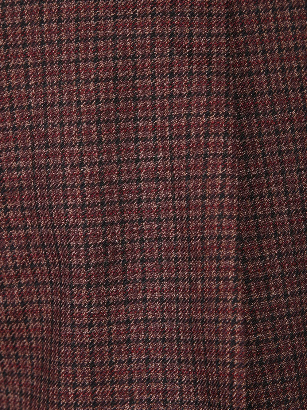 Costumein Geruite plooibroek Bruin