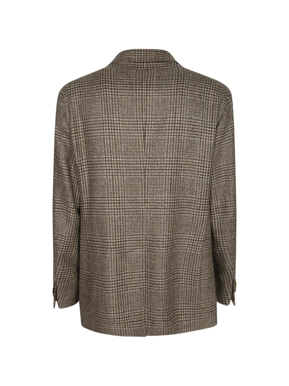 Tagliatore Blazer met Prince of Wales-ruit Bruin