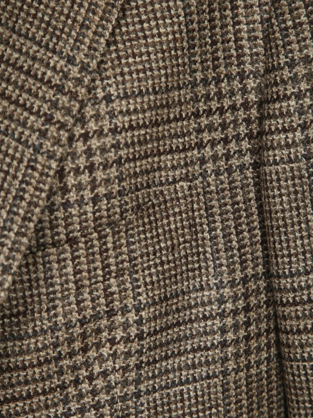 Tagliatore Blazer met Prince of Wales-ruit Bruin