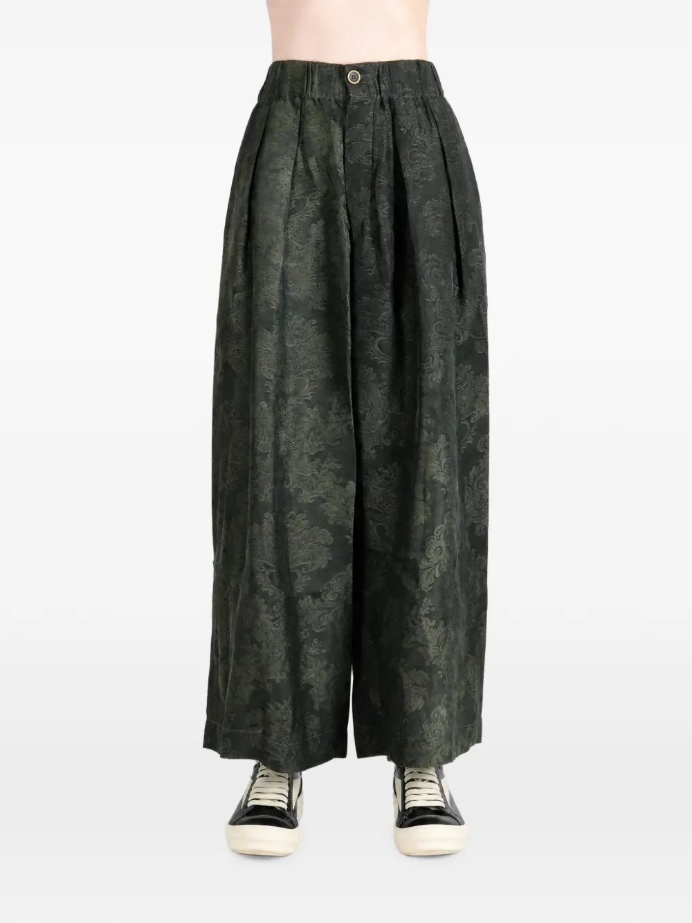 Uma Wang Poetic broek Groen